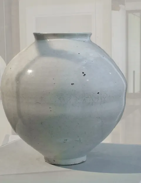Moon jar. 18thC.Joseon Dynasty.British Museum
